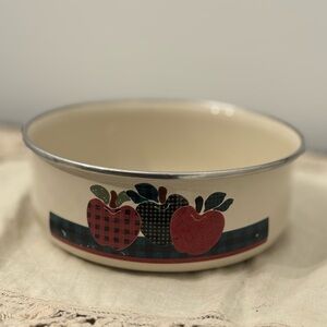Ingleman Designs Applejack enamel metal bowl